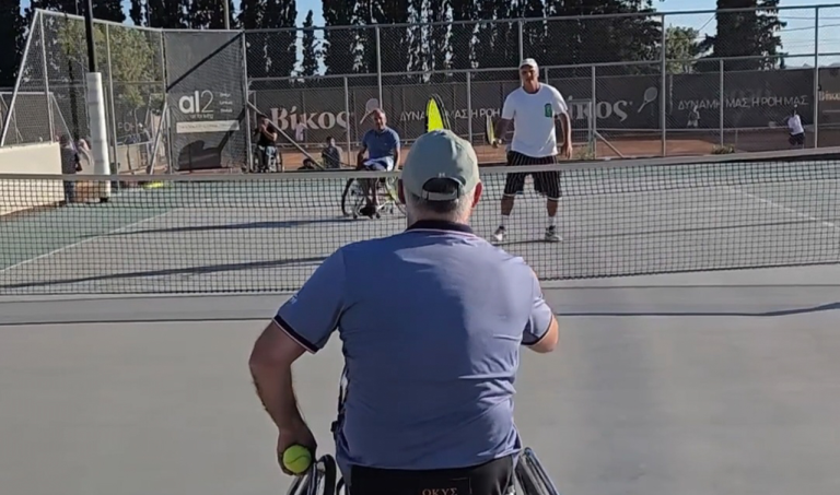 Παρουσίαση του Tennis με Αμαξίδιο στο Πανελλήνιο Πρωτάθλημα