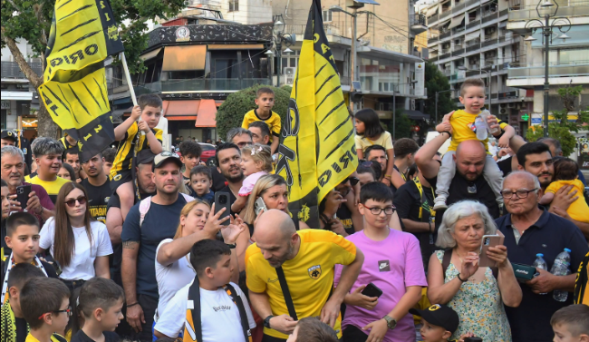 ΑΕΚ: Χαμός και στη Δράμα για την κούπα (pics)