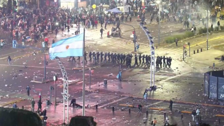 Επεισόδια στο Μπουένος Άιρες μετά τον τελικό του Μουντιάλ