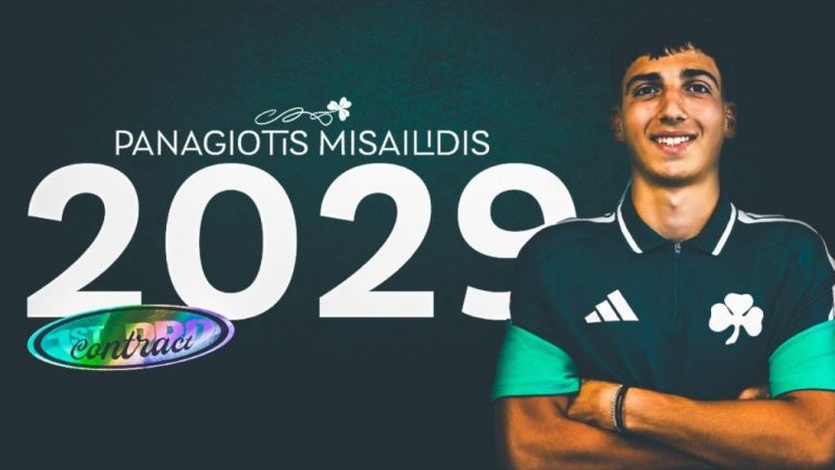 Παναθηναϊκός: «Πράσινος» έως το 2029 ο Παναγιώτης Μισαηλίδης!