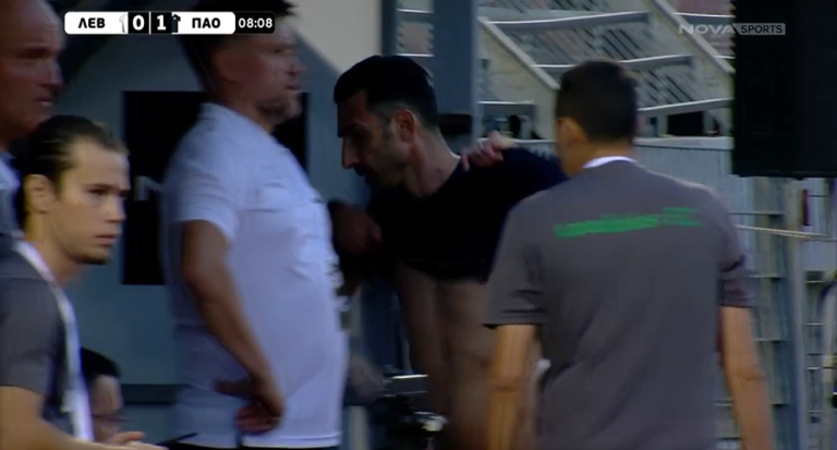 Λεβαδειακός: Αλλαγή μπλούζας για Χαραλάμπους λόγω… Παναθηναϊκού (video)