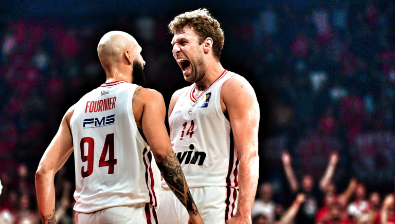 Ολυμπιακός: Το αφιέρωμα της EuroLeague για Βεζένκοφ και Φουρνιέ (video)
