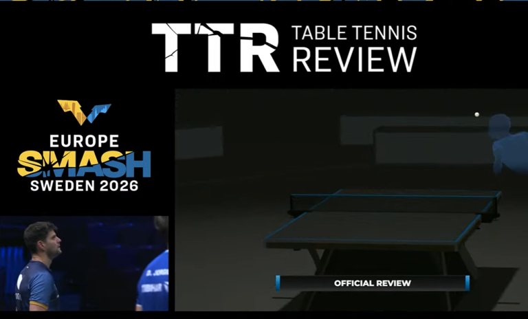 Πινγκ Πονγκ: Η συχνή χρήση του Table Tennis Review στην επανεμφάνισή του στο Europe Smash της Σουηδίας 