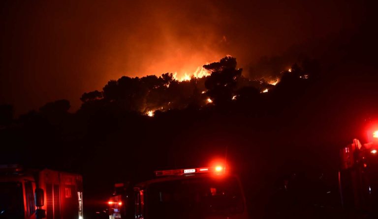 Συνεχίζουν να επιχειρούν δυνάμεις της πυροσβεστικής στο Ρέθυμνο – Ακόμα δεν υπάρχει εναέρια συνδρομή