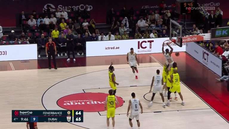 Φενέρμπαχτσε – Ντουμπάϊ 85-77: Με κεφάτο τον Χόρτον-Τάκερ στην τρίτη θέση η ομάδα του Σάρας (highlights)
